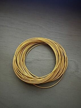 Medium Emerson & Oliver Gold Multi-Strand Wire Bangle Bracelet - Women Jewelry